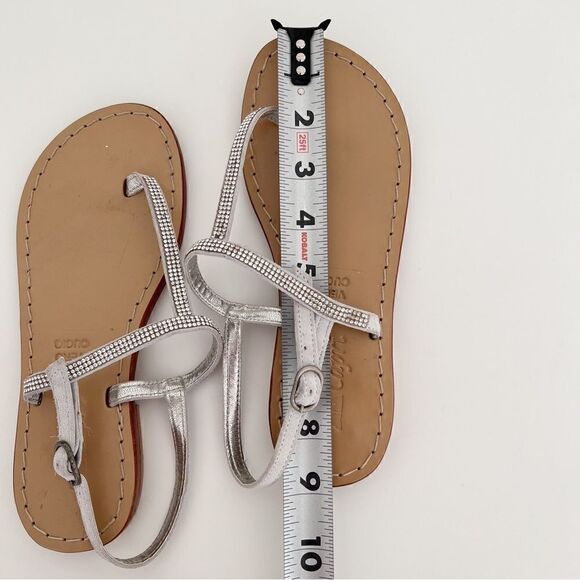 Vero Cuoio Italian Leather Capri Sandals Size 35 - Picture 6 of 7